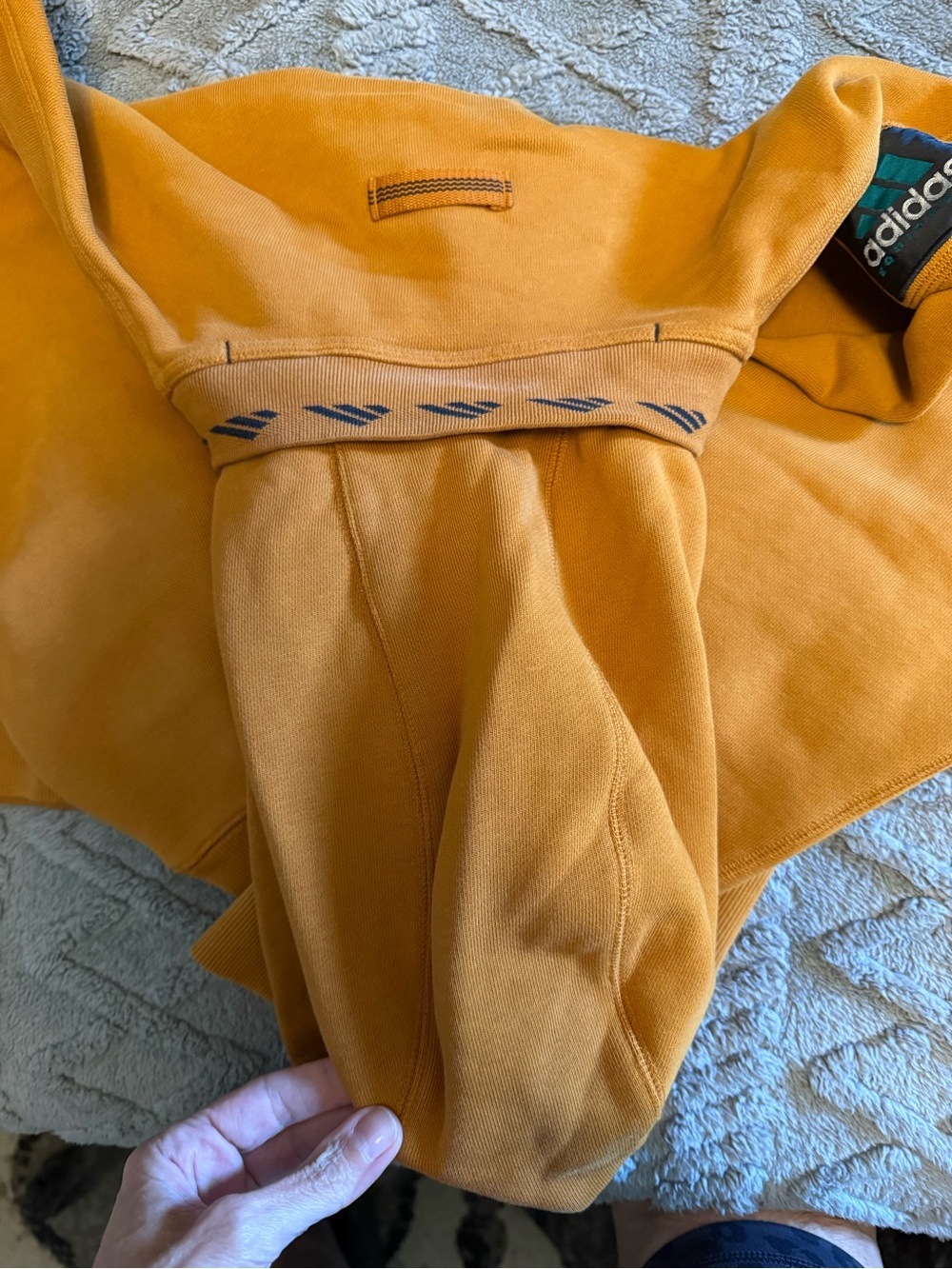 Adidas Equipment Cropped Hoodie - Craft Ochre - Picture 8 of 9